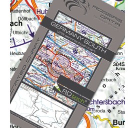Sichtflugkarte Deutschland Süd 2024 - ROGERS DATA