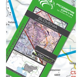 Sichtflugkarte Slowenien 2024-ROGERS DATA