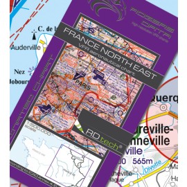 Sichtflugkarte Frankreich Nord-Ost 2024 - ROGERS DATA
