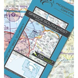 Sichtflugkarte Griechenland Süd West 2024-ROGERS DATA