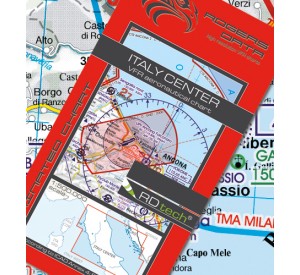 Sichtflugkarte Italien Zentrum 2024-ROGERS DATA